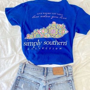 Simply southern shirt sleeve tee